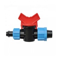 Irrigation Mini Valve Mini Valve Fitting-lock-lock Offtake Valve For Drip Tape