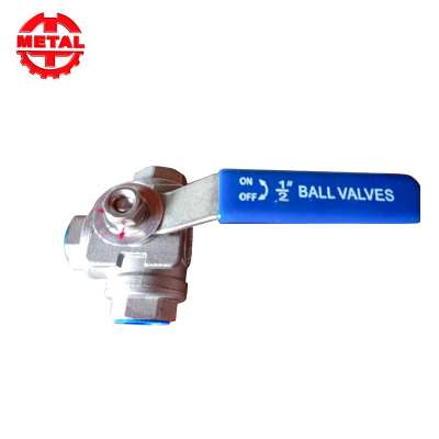 Hot selling stainless steel 3 pcs 2 inch stainless steel ball valve