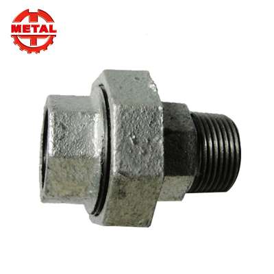 China applied Galvanized Black malleable iron pipe fittings