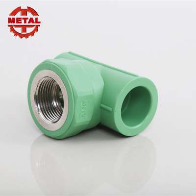 customized all types of adapter ppr female elbow environment friendly ppr pipe fittings