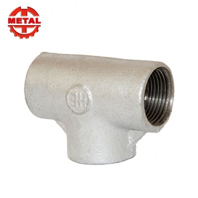 BV Certification Quality Checking Strictly Malleable Cast Iron Banded Equal Side Outlet Tee