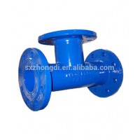 ductile cast iron pipe fittings all flanged tee/reducing tee class k14- k18