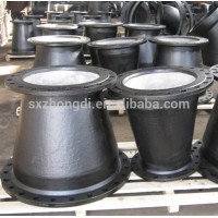 ductile cast iron pipe fittings-double flanged reducer/taper